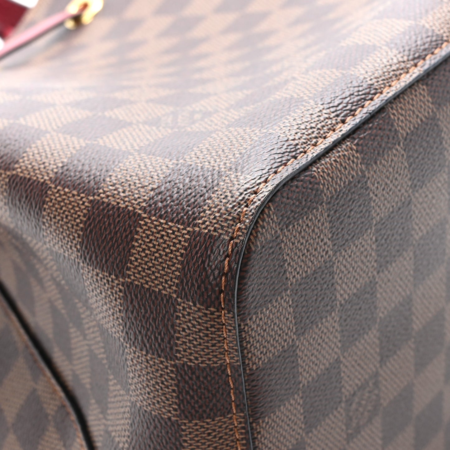 Damier Ebene Neonoe MM Cherry Berry