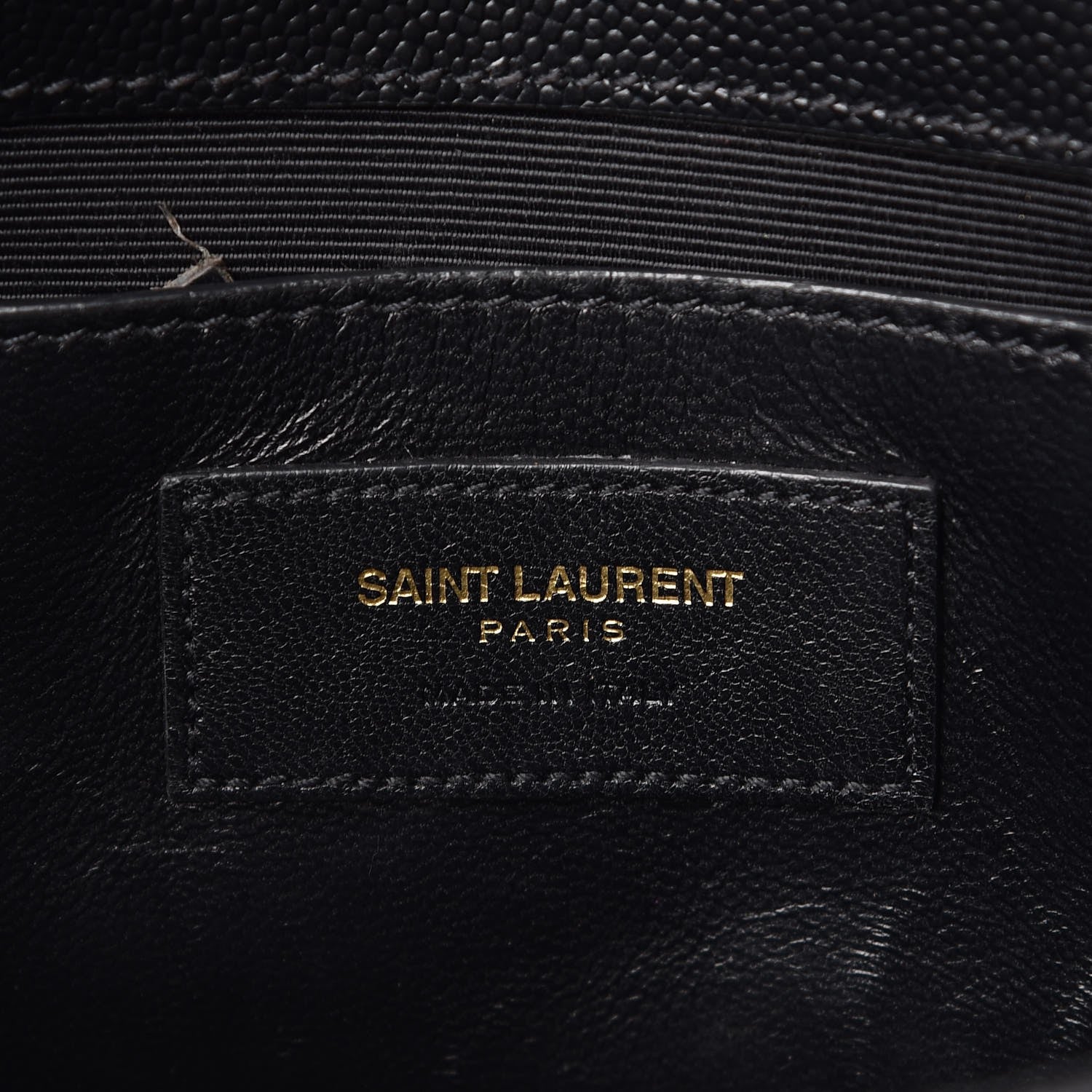 Saint Laurent Grain De Poudre Classic Monogram Kate Clutch Black 7 of 10