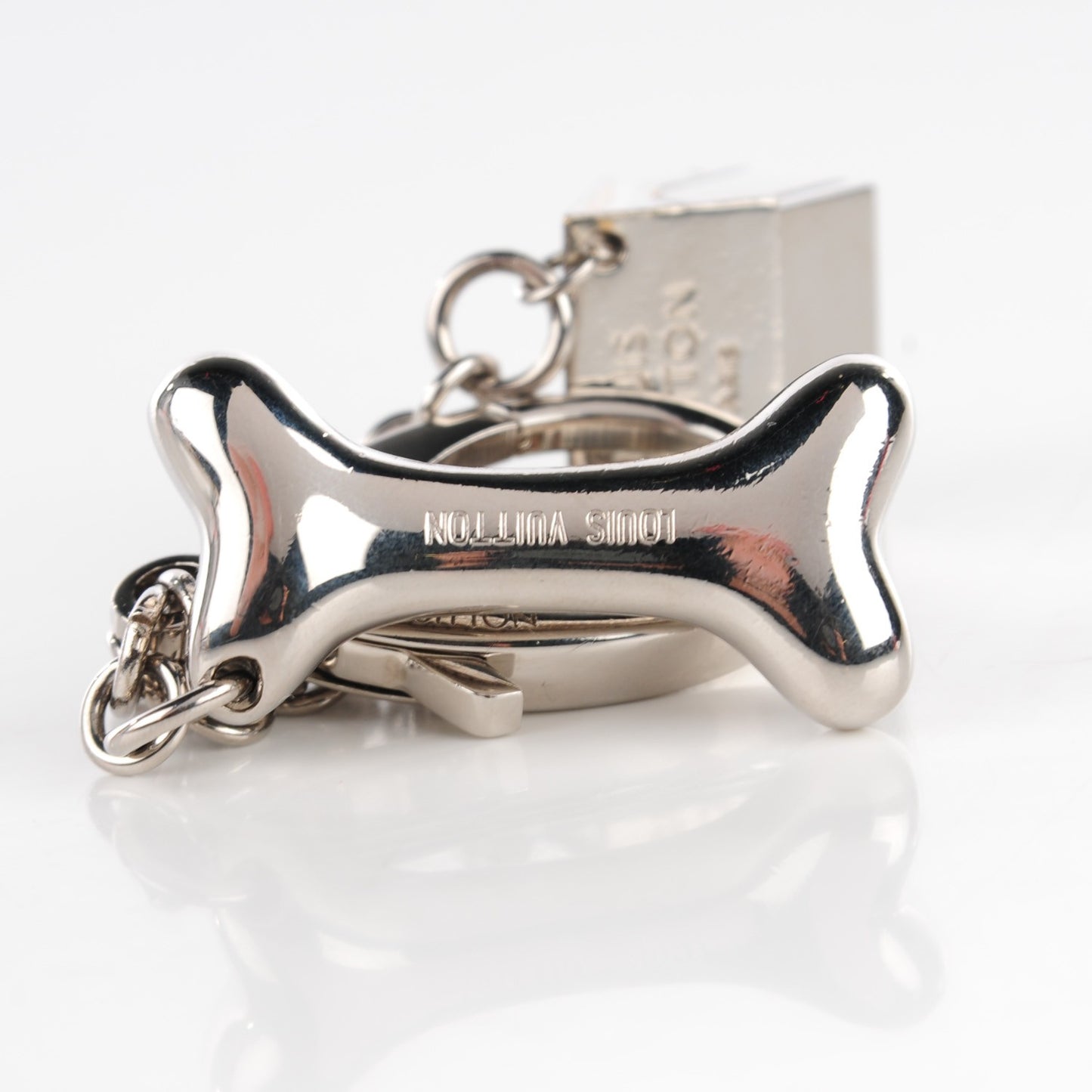 Baxter Dog Bag Charm Silver