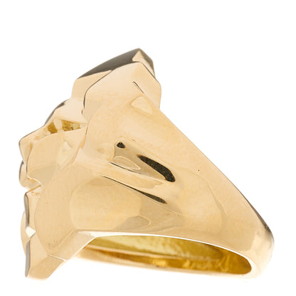 Chanel 18K Yellow Gold Sous Le Signe Du Lion Ring 50 5.25 3 of 5