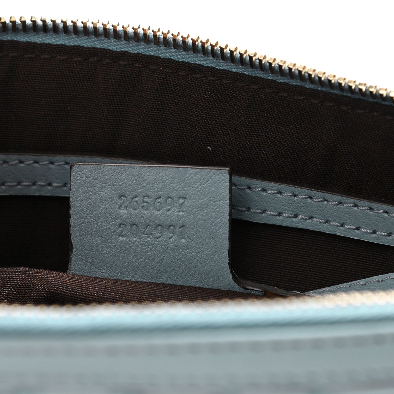 Gucci Guccissima Medium Joy Boston Light Blue 7 of 10