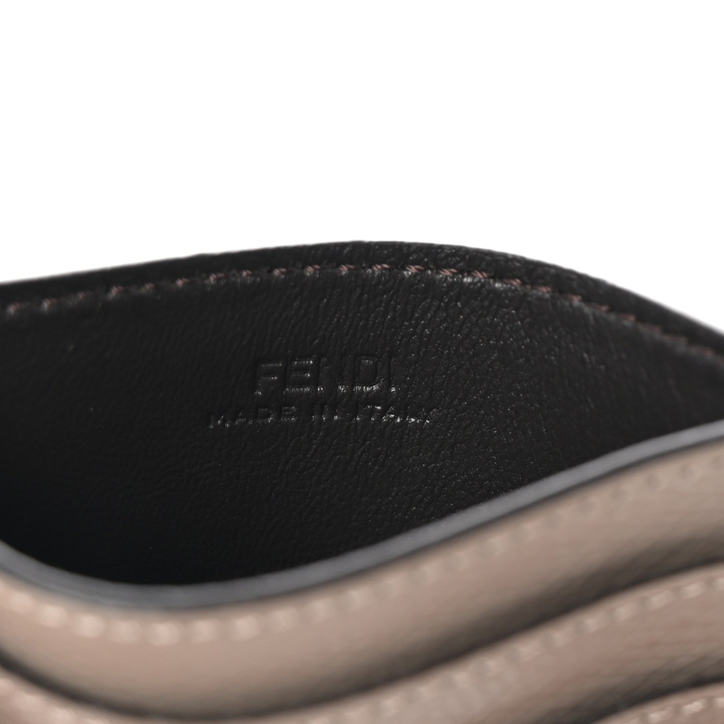 Vitello Cruise F is Fendi Card Holder Tortora