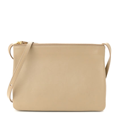 Celine Lambskin Large Trio Crossbody Bag Light Caramel 1 of 12