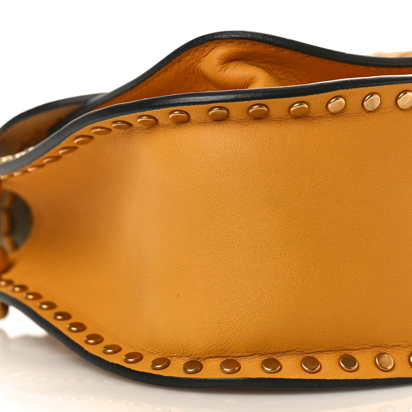 Calfskin Braided Mini Hudson Shoulder Bag Sunflower