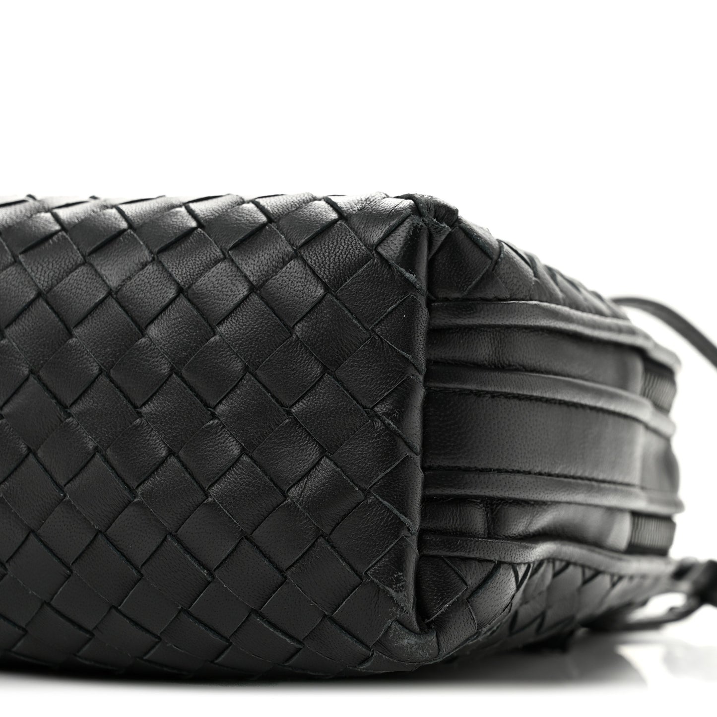 Nappa Intrecciato Nodini Bag Black