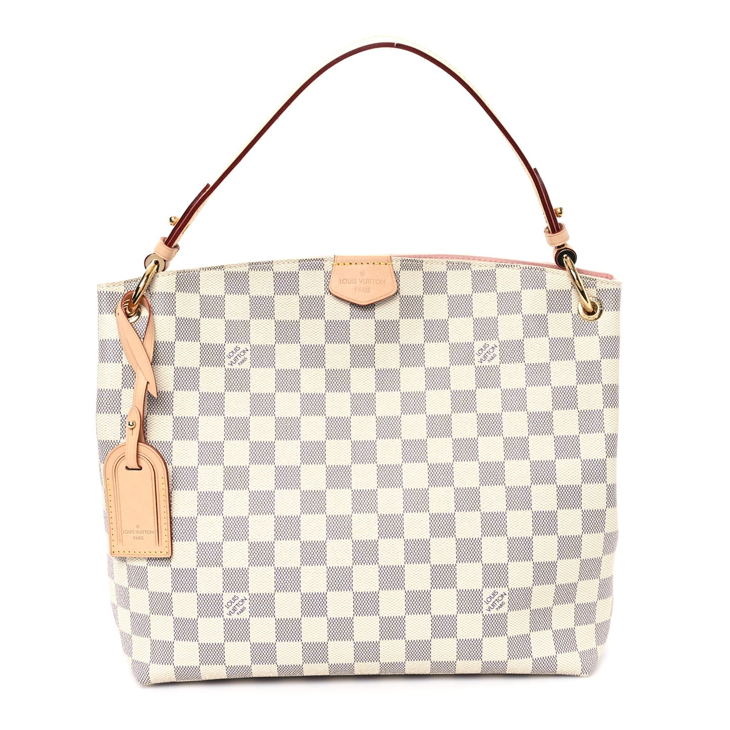 Damier Azur Graceful PM Rose Ballerine