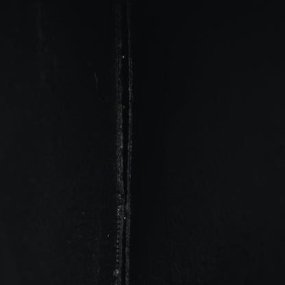 Saint Laurent Grain De Poudre Matelasse Chevron Monogram Credit Card Case Black 5 of 10