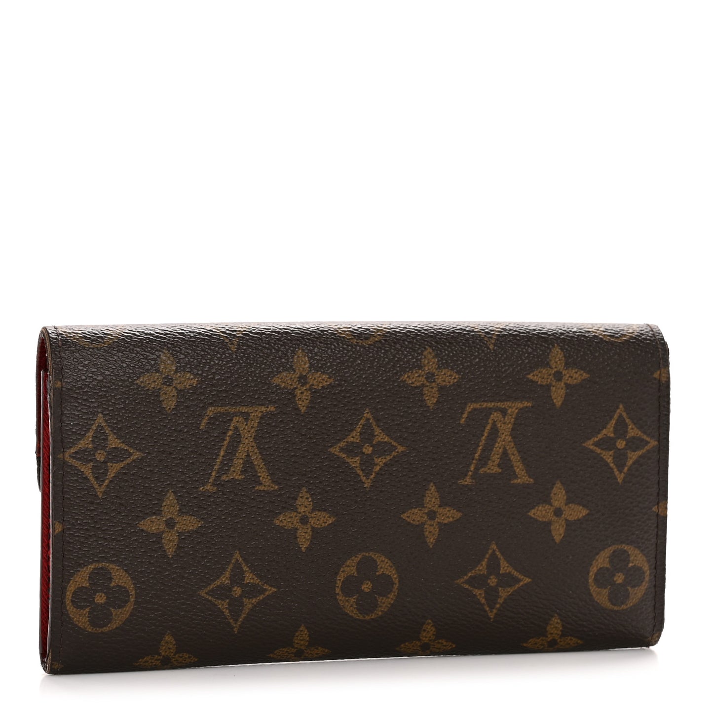 Monogram Emilie Wallet Red