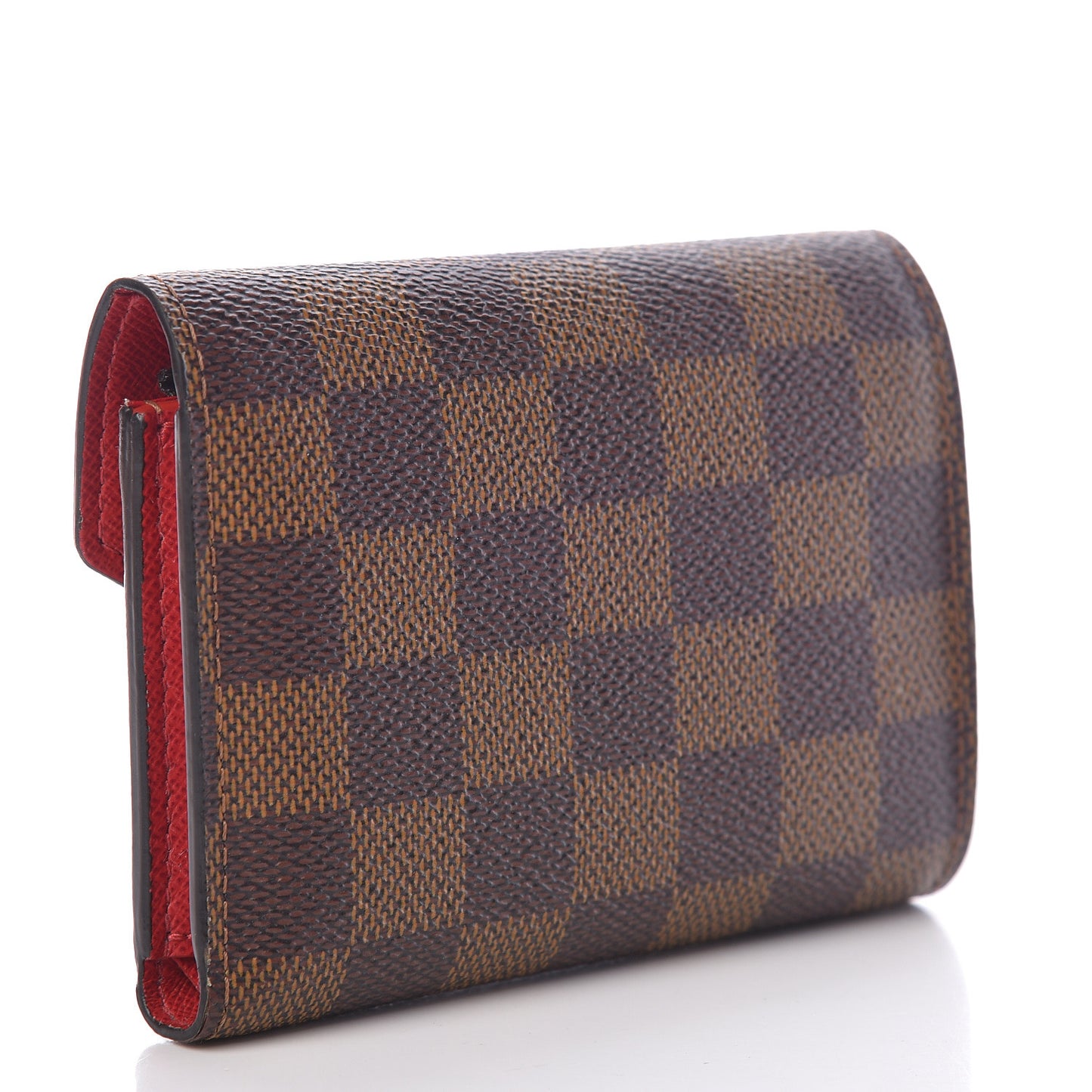 Damier Ebene Victorine Wallet Red