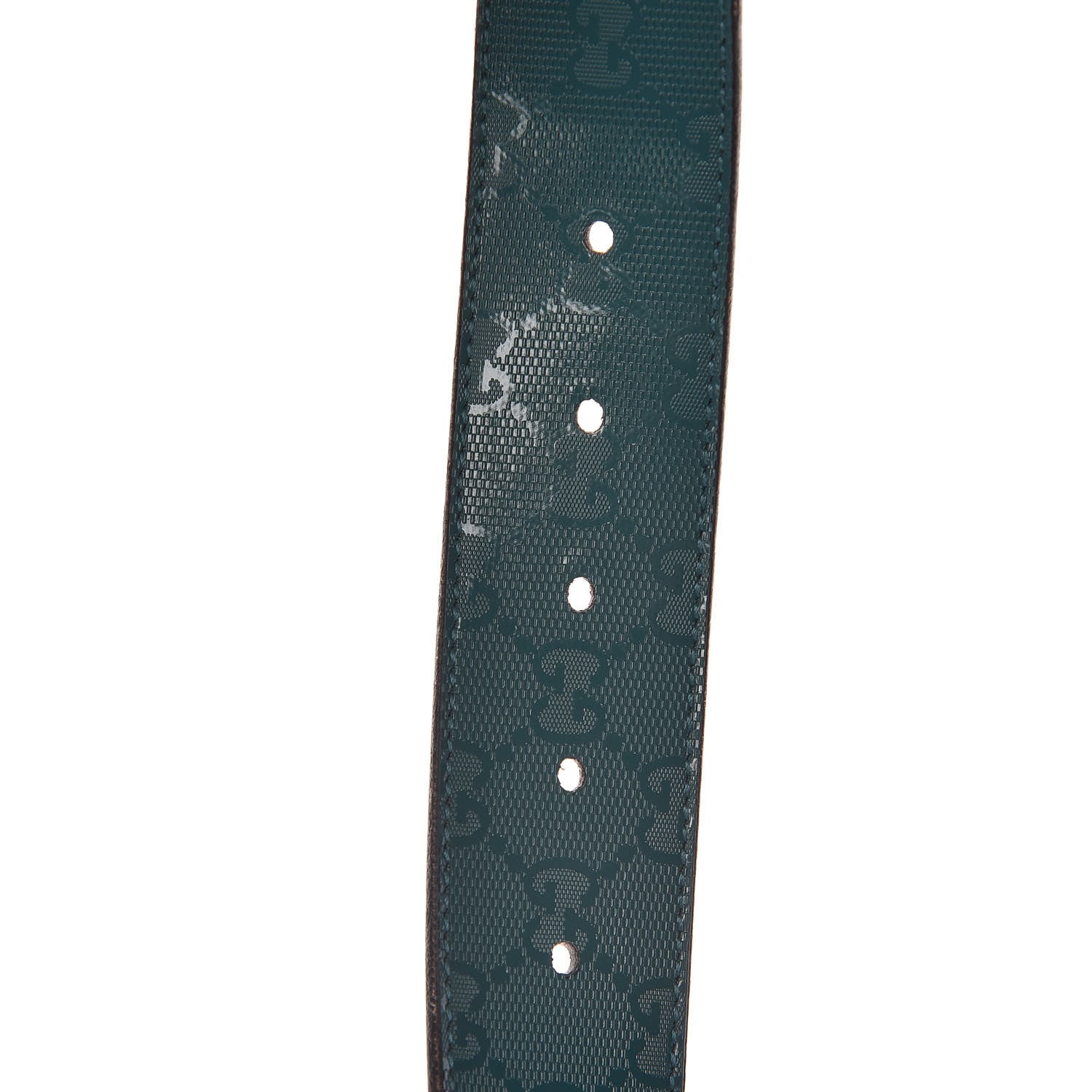 Gucci Imprime Monogram Interlocking G Belt 90 36 Verdant 4 of 7