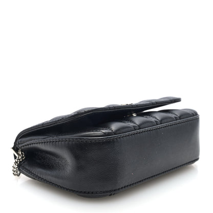 Versace Nappa Quilted Virtus Evening Bag Black 4 of 9