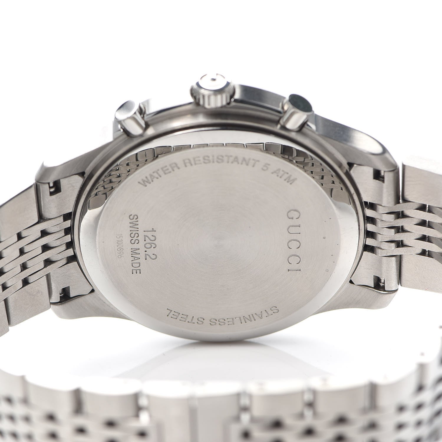 Gucci Stainless Steel 46mm G-Timeless Chronograph Quartz Watch 4 of 6