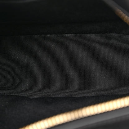 Saint Laurent Calfskin Canvas Monogram Lou Belt Bag Black 5 of 10