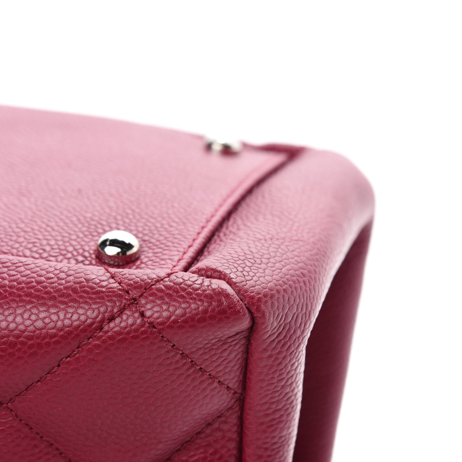 Chanel Caviar Quilted Timeless CC Shopping Tote Red 8 of 13