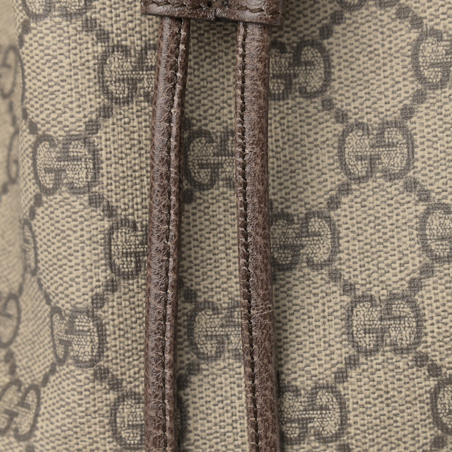 Gucci GG Supreme Monogram Web Ophidia Bucket Bag Brown 12 of 14
