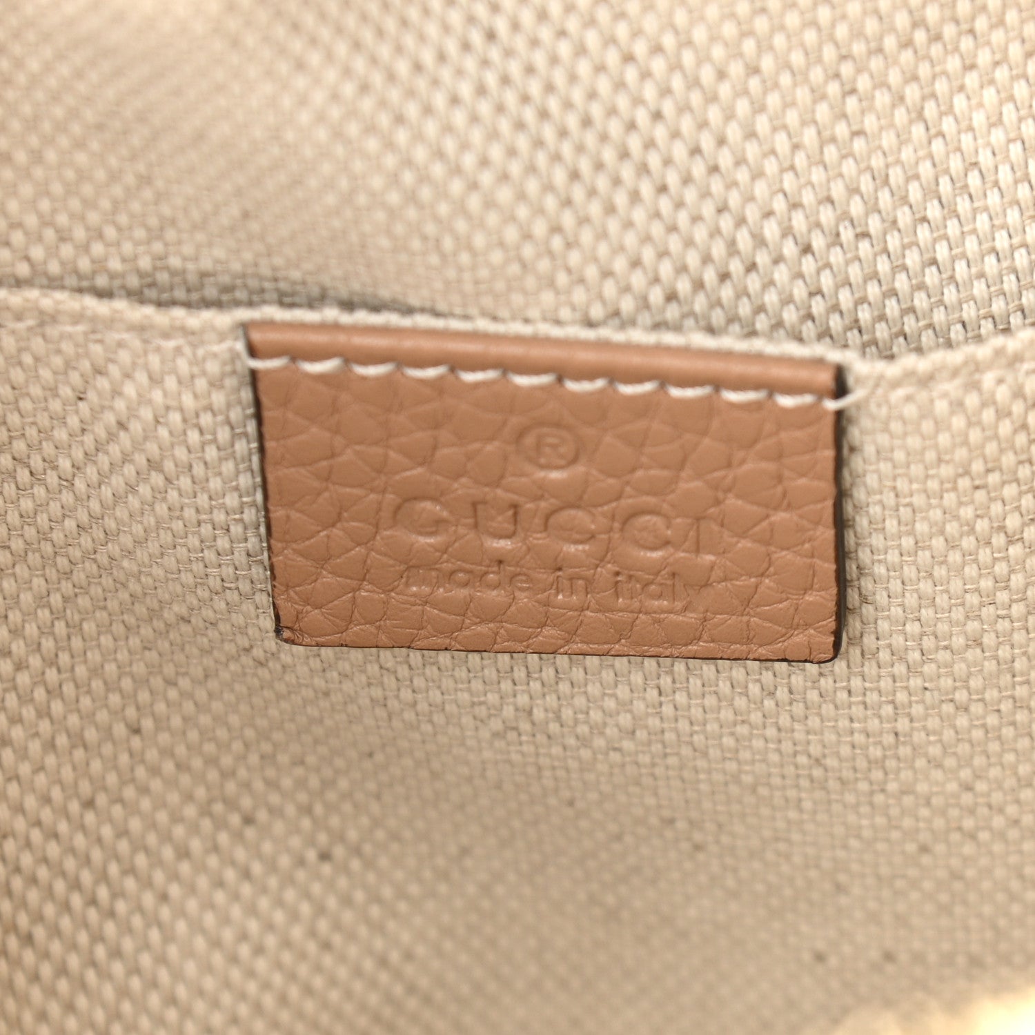 Gucci Pebbled Calfskin Small Soho Disco Bag Rose Beige 6 of 11