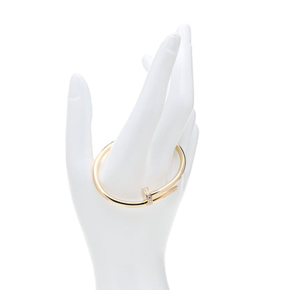 Cartier 18K Yellow Gold Diamond Juste Un Clou Bracelet 15 2 of 5