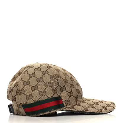 Gucci Monogram Web Baseball Hat M Beige Cocoa 4 of 9