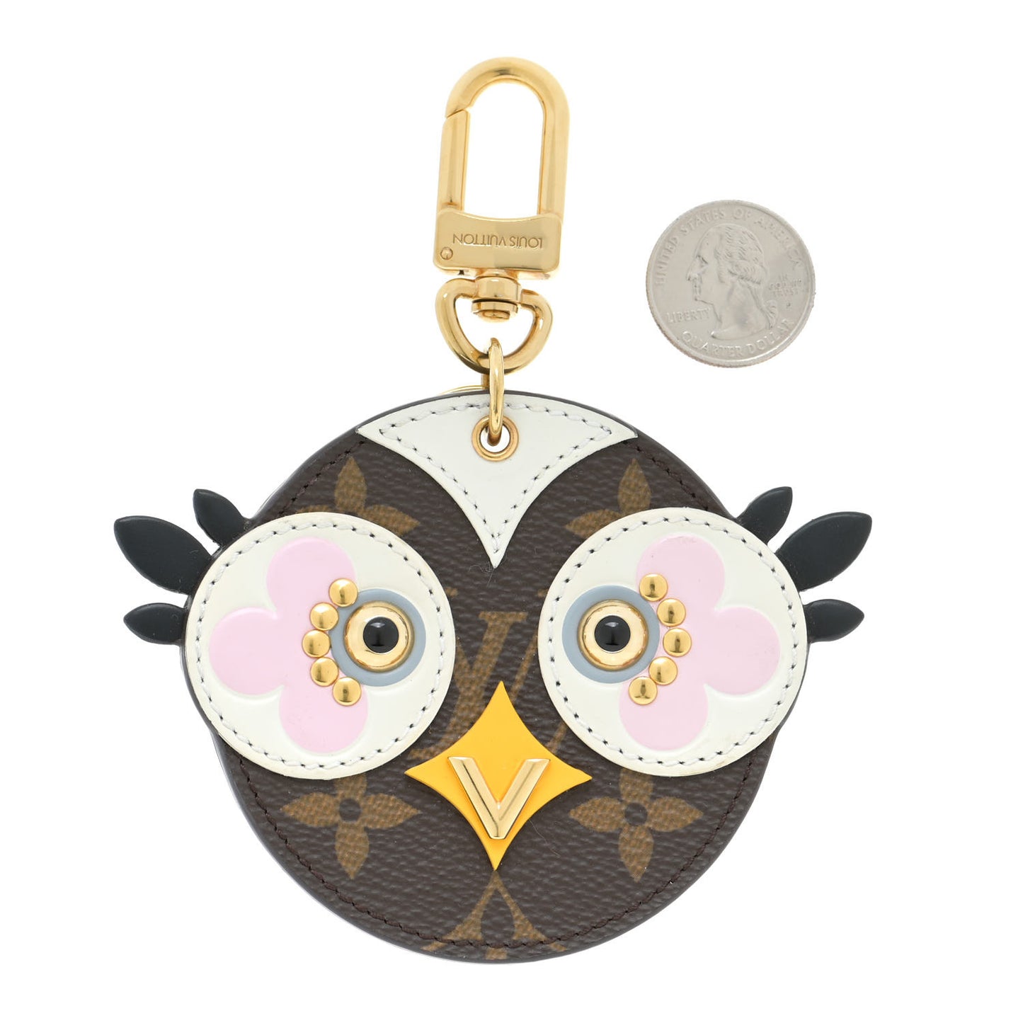 Monogram Lovely Birds Bag Charm