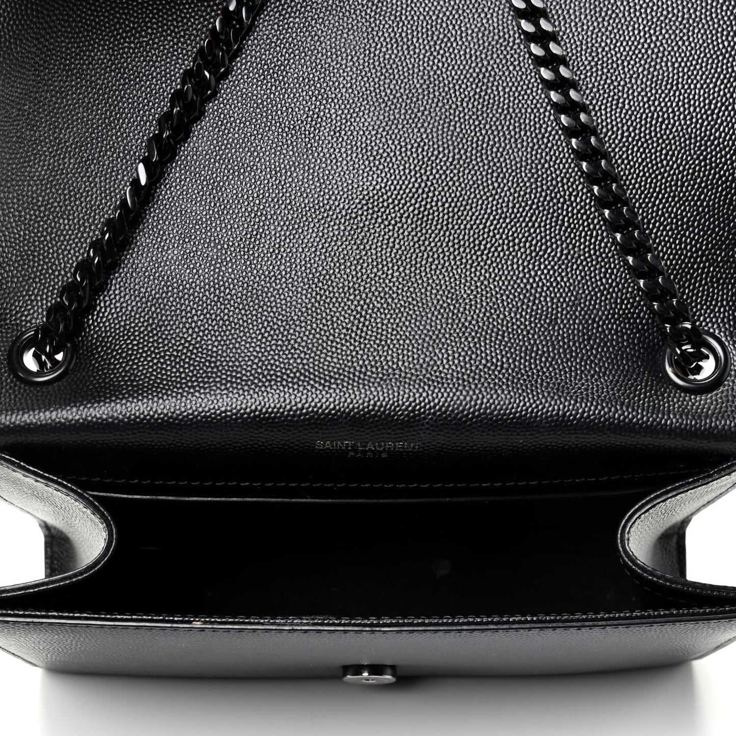 Grain De Poudre Small Monogram Kate Satchel Black