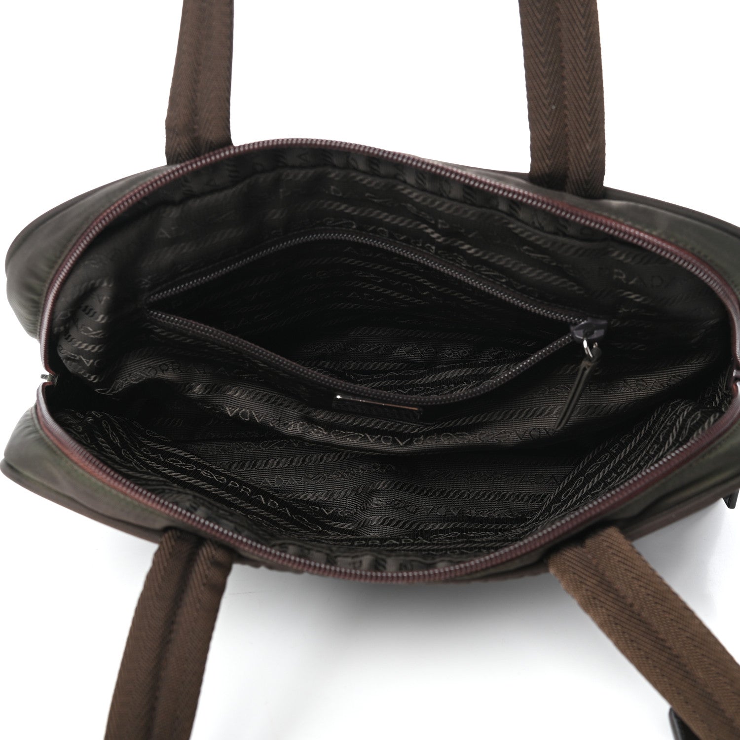 Prada Tessuto Nylon Sport Semitracolla Shoulder Bag Moro 5 of 9