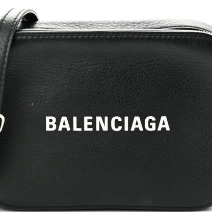 Balenciaga Calfskin Logo XS Everyday Camera Bag Black 10 of 12