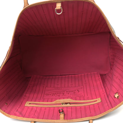 Louis Vuitton Monogram My LV Heritage Neverfull MM Fuchsia Rouge 4 of 10