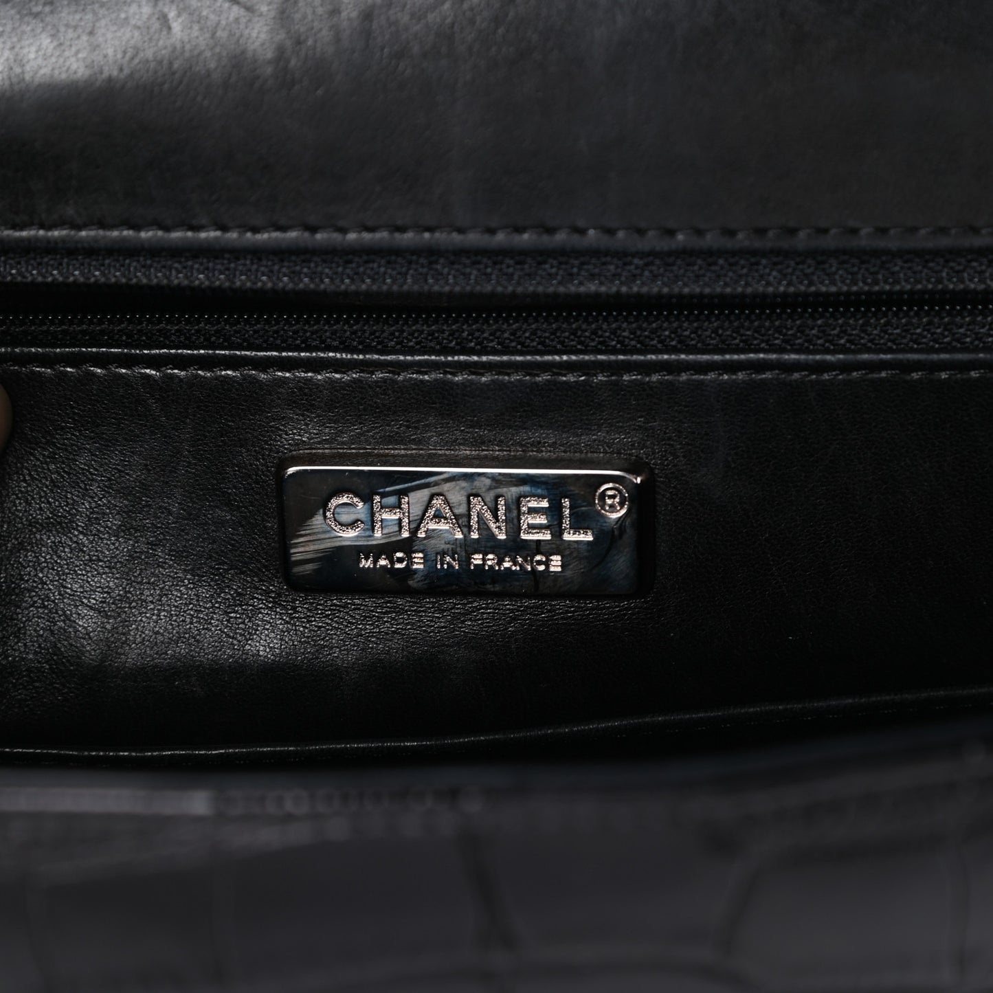 Alligator Jumbo Single Flap Black
