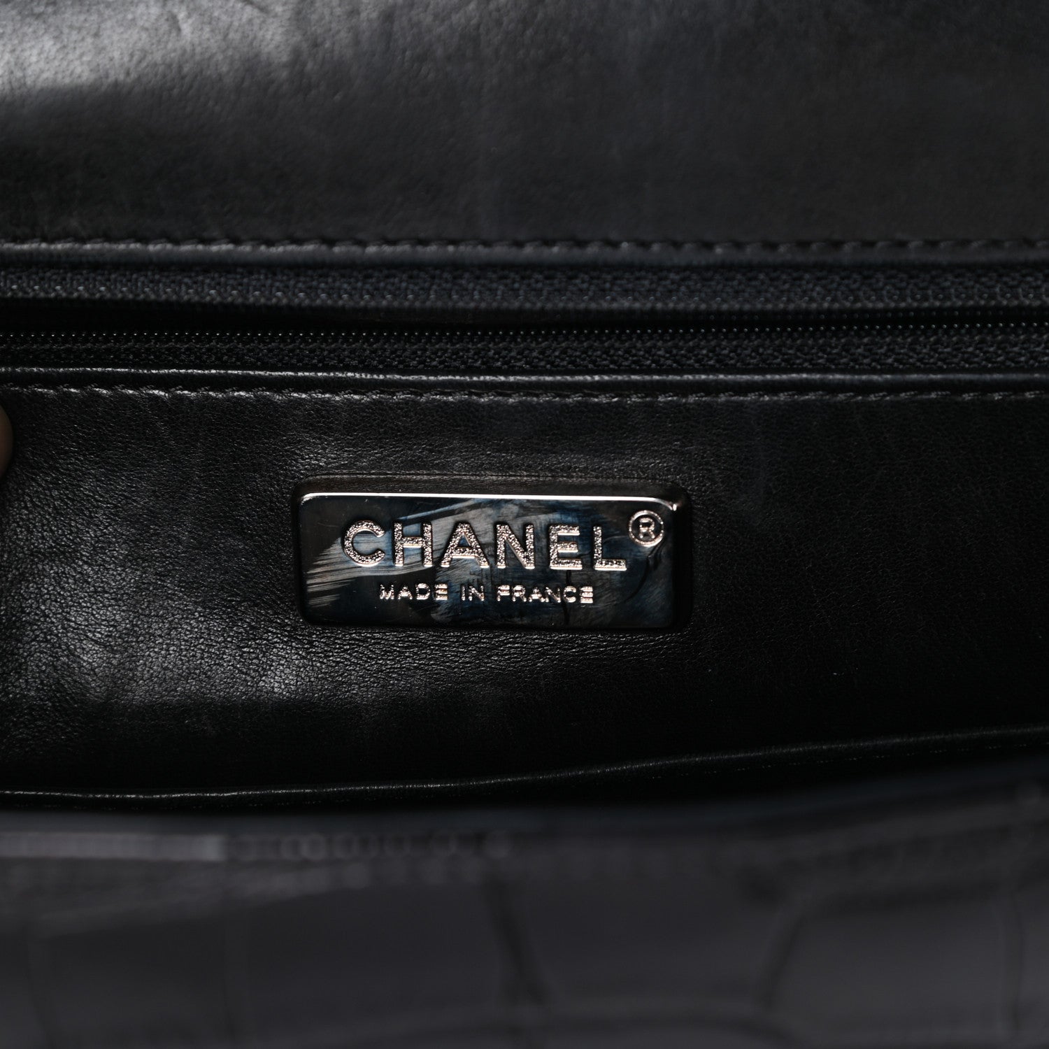 Chanel Alligator Jumbo Single Flap Black 6 of 10