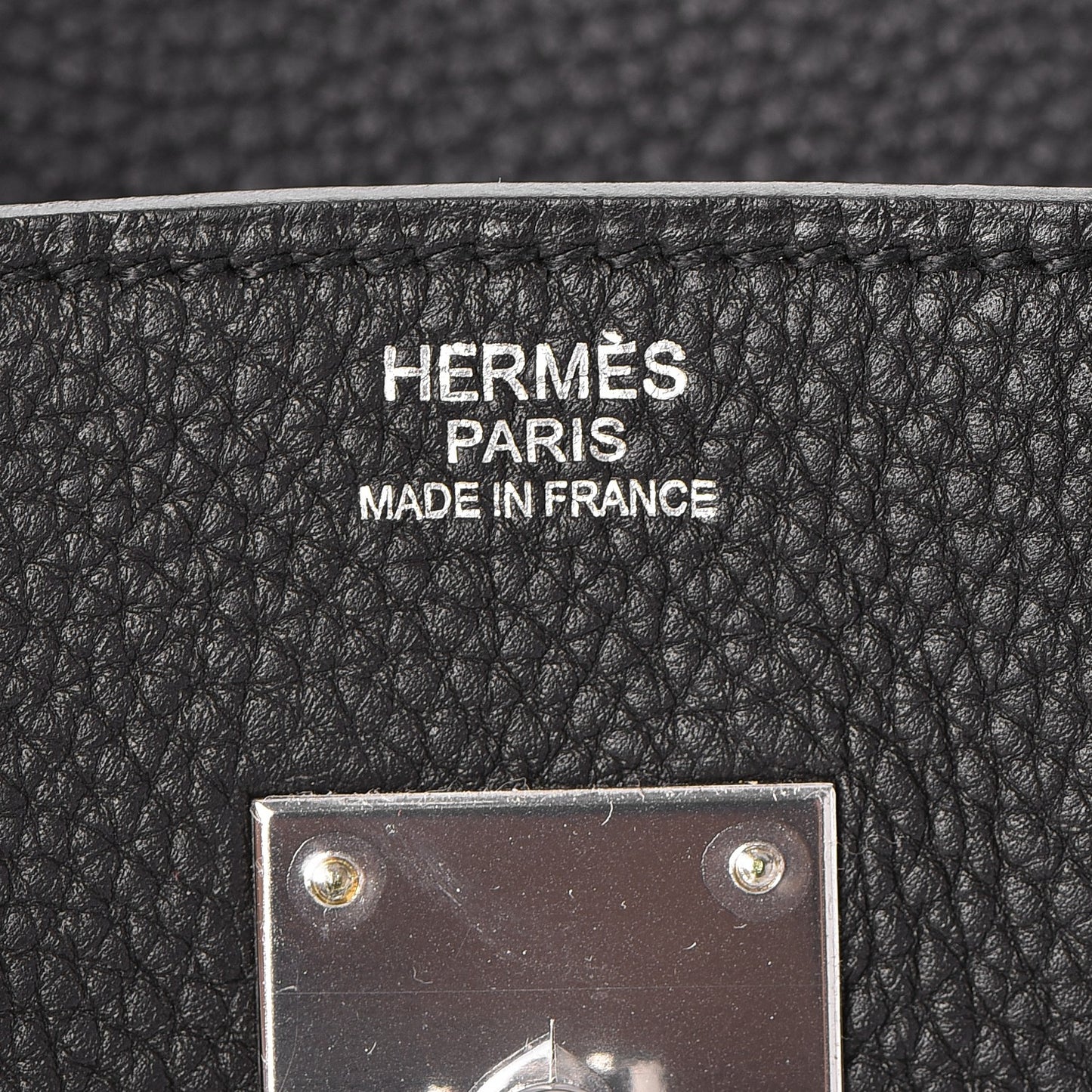 Togo Birkin 30 Black