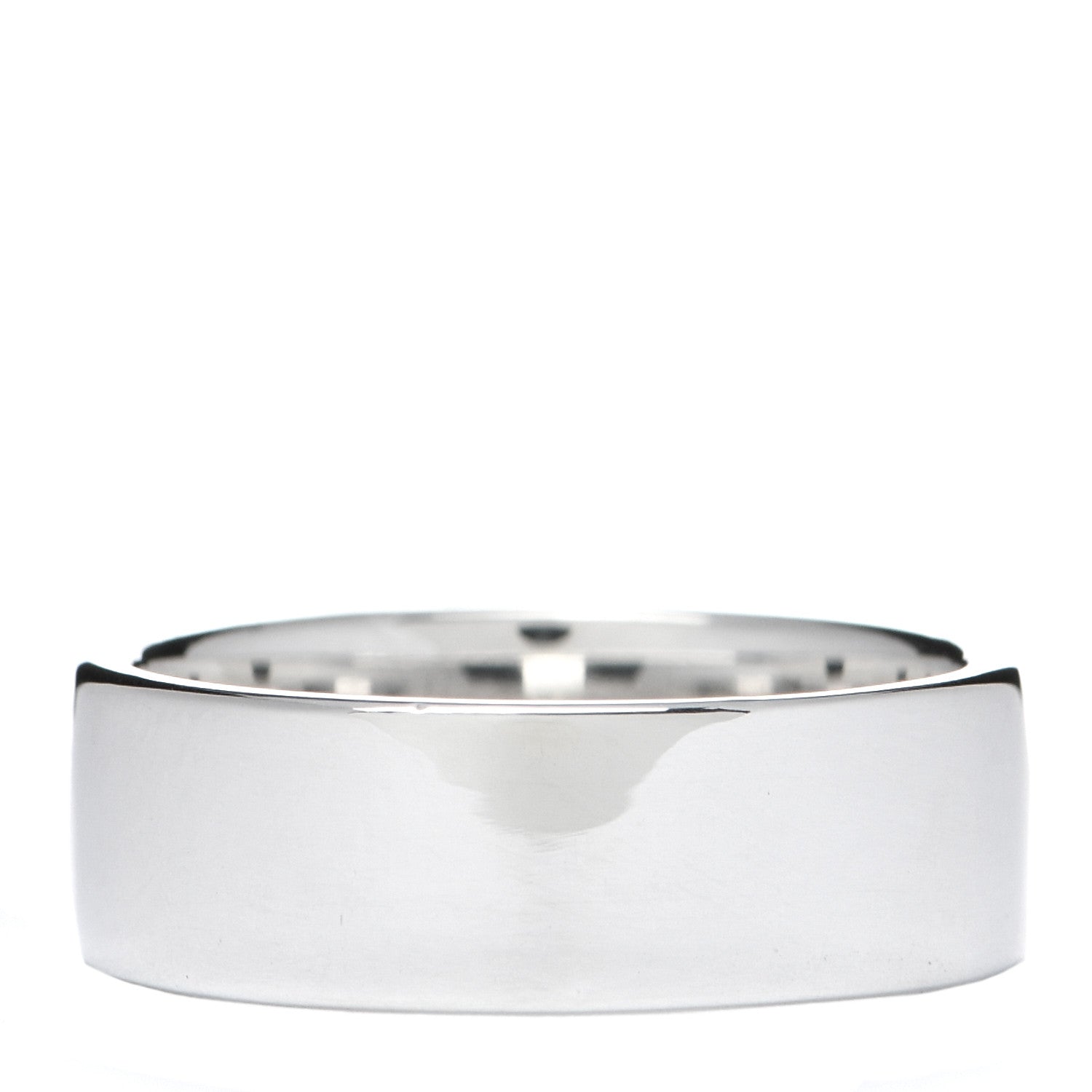 Tiffany Sterling Silver Diamond Return to Tiffany Narrow Ring 50 5.5 3 of 4