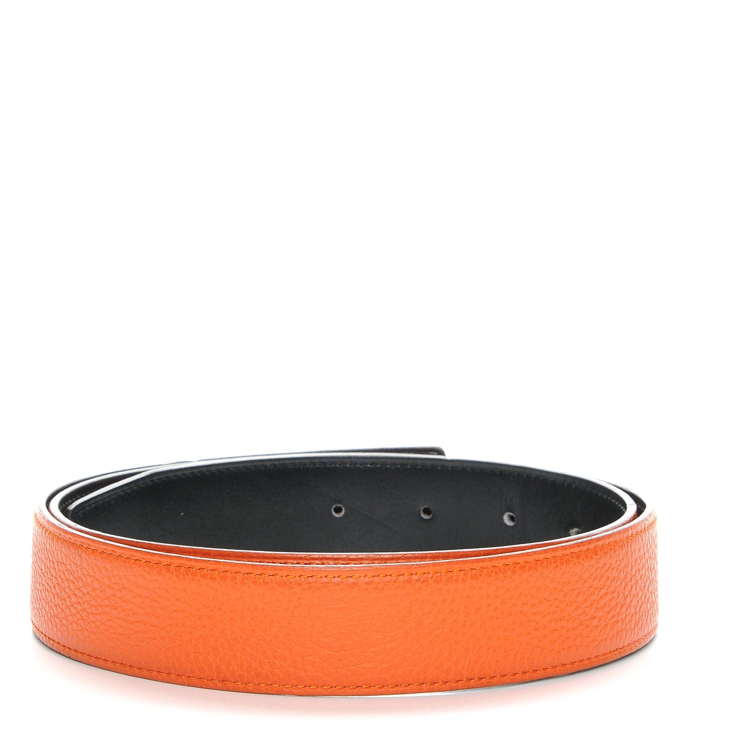 Box Togo 32mm Belt Strap 90 Orange Terre Battue