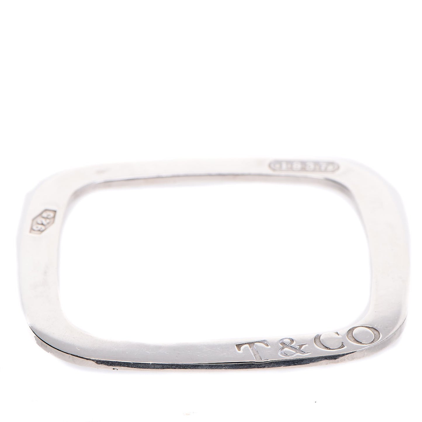 Sterling Silver 1837 Square Bangle Bracelet