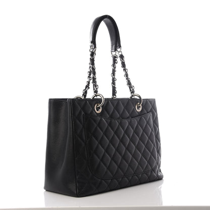 Chanel Caviar Quilted Grand Shopping Tote GST Black 2 of 8