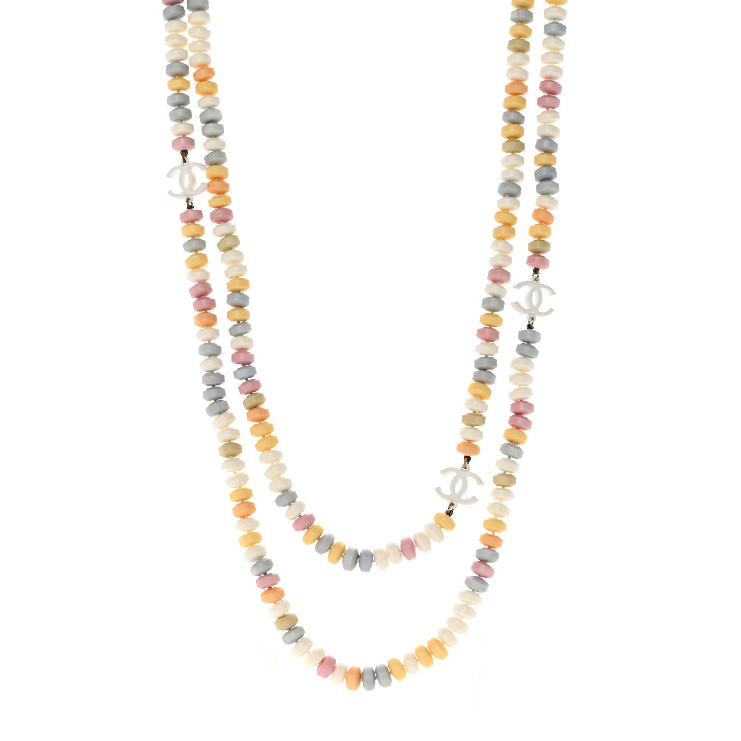 Chanel Candy CC Double Strand Necklace Multicolor 1 of 4