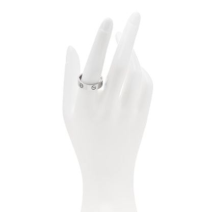 Cartier 18K White Gold 5.5mm LOVE Ring 59 8.75 2 of 5