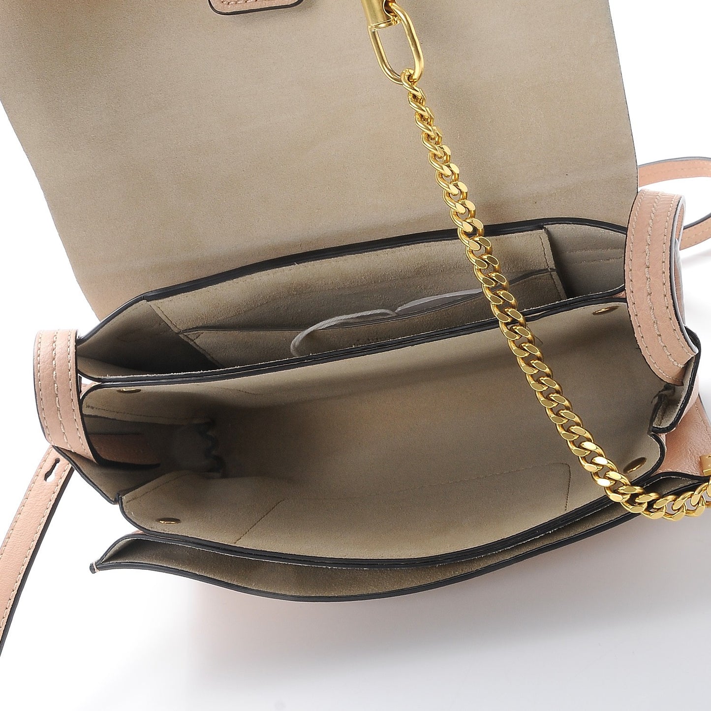 Goatskin Small Faye Shoulder Bag Tan