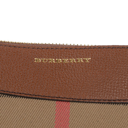 Burberry House Check Derby Peyton Crossbody Clutch Bag Tan 8 of 12
