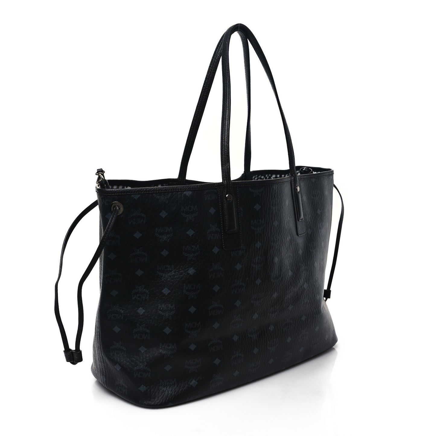 Visetos Large Liz Reversible Shopper Tote Black