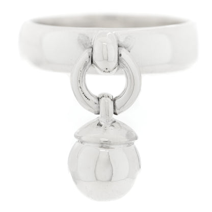 Tiffany Sterling Silver HardWear Ball Dangle Ring 53 6.25 1 of 5