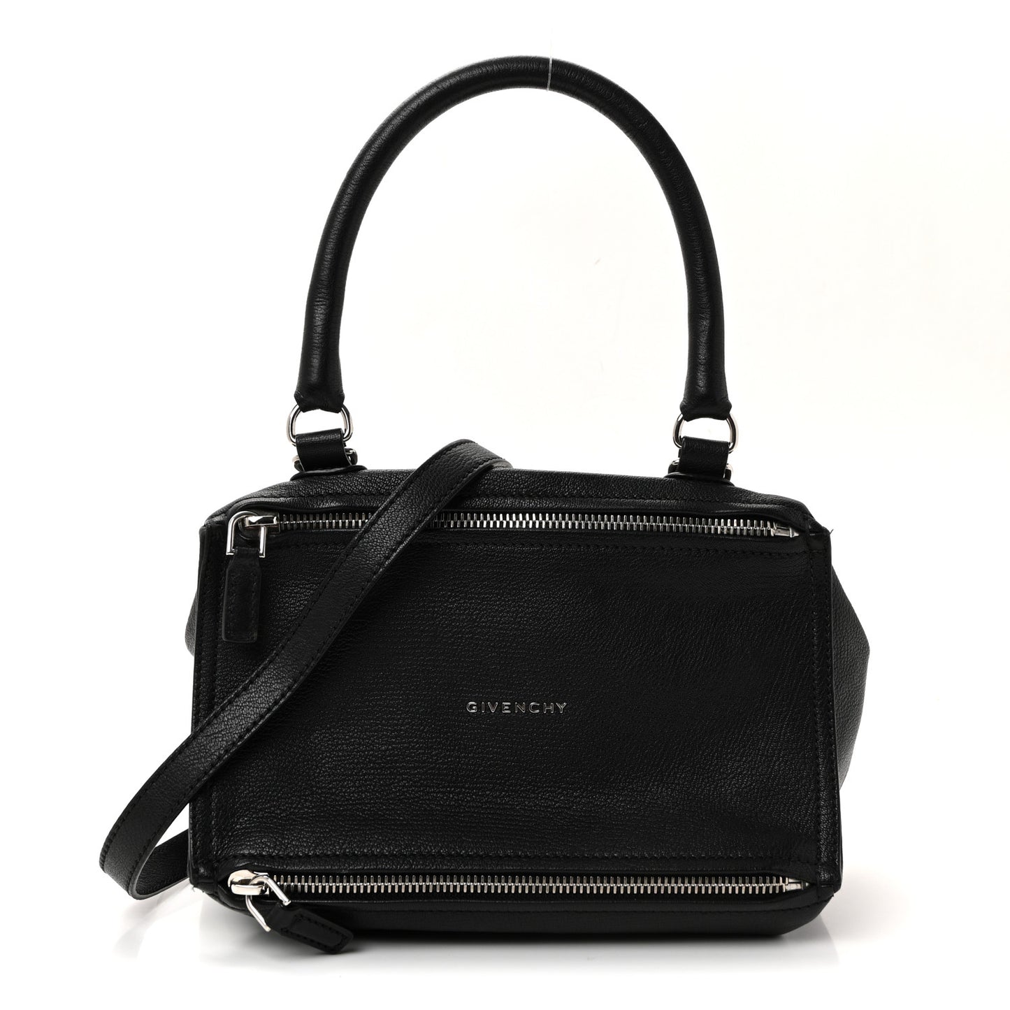 Sugar Goatskin Small Pandora Black