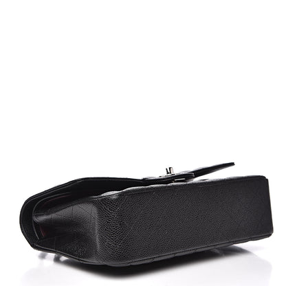 Chanel Caviar Quilted Medium Double Flap Black 4 of 12