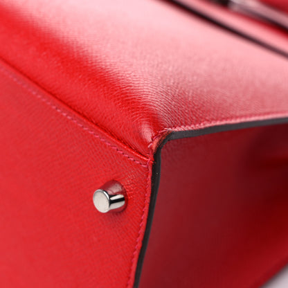 Hermes Epsom Kelly Sellier 32 Rouge Casaque 9 of 15
