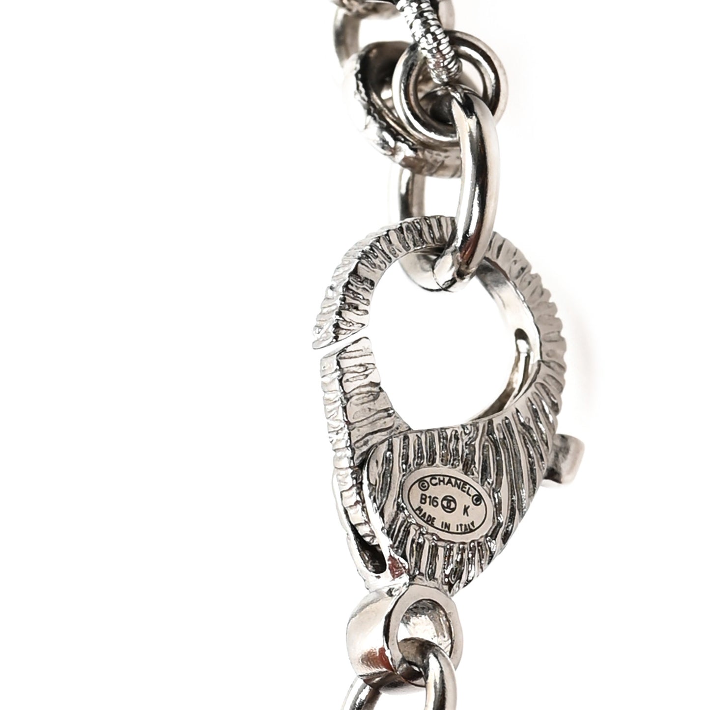 Bead Crystal Baguette Multi Strand CC Smiley Emoji Necklace Silver Black