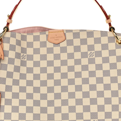 Louis Vuitton Damier Azur Graceful PM Rose Ballerine 7 of 10