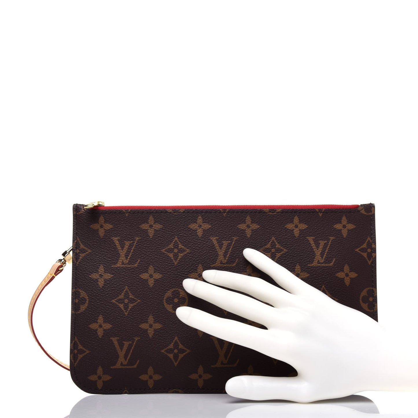 Monogram Neverfull MM GM Pochette Cherry