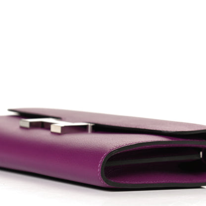 Hermes Evercolor Constance Wallet To Go Anemone 9 of 10