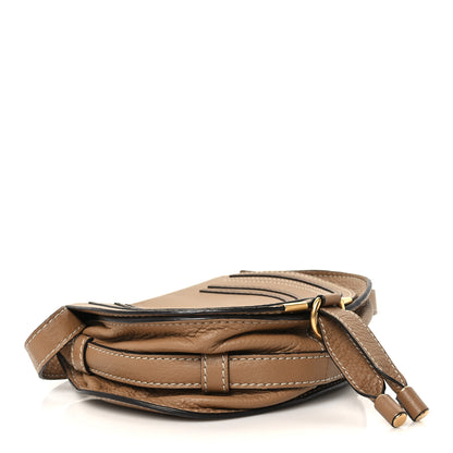 Chloe Calfskin Mini Marcie Round Crossbody Bag Nut 3 of 10