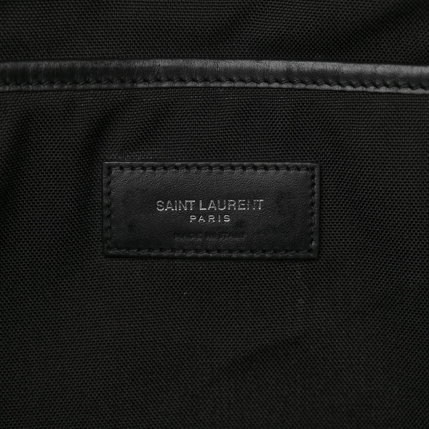 Saint Laurent Canvas City Backpack Black 6 of 10