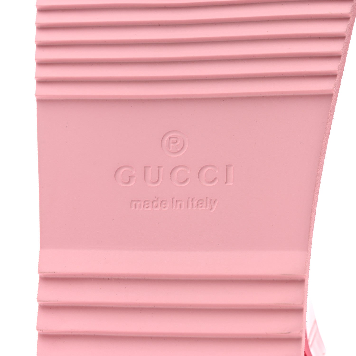 Gucci Rubber Mini Double G Womens Isla Dad Sandals 36 Wild Rose 8 of 9